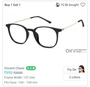 free specs on lenskart