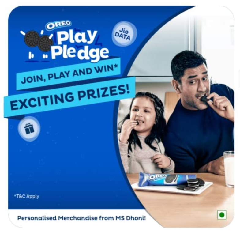 Jio Oreo Play Pledge Offer - Daily Free 2 GB Jio Data